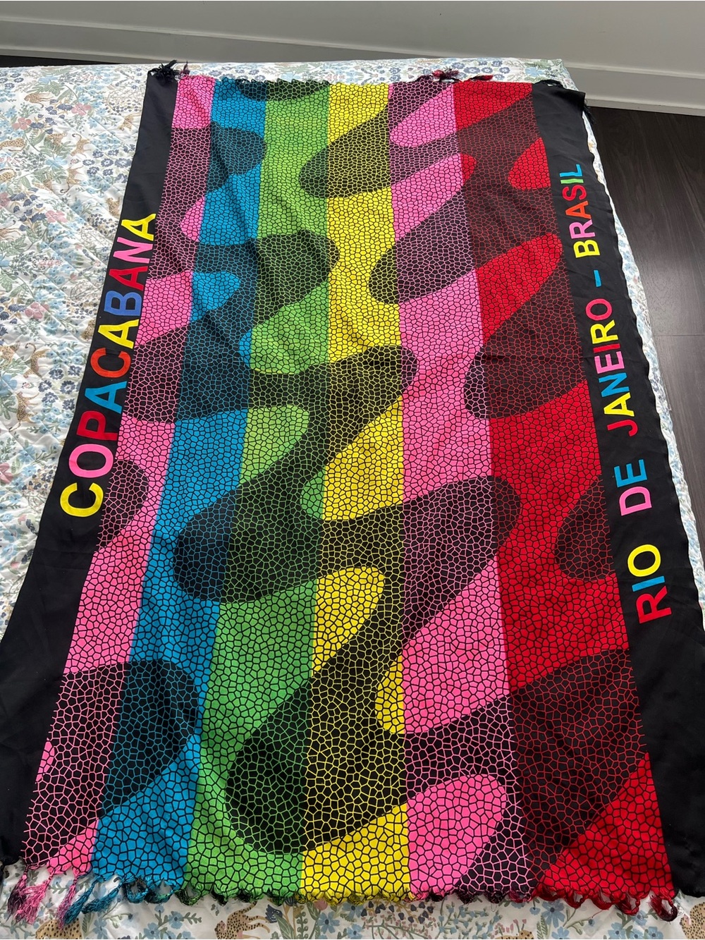 Copacabana Rio de Janero Multicolor Sarong